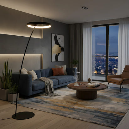 Ravena Circle Floor Lamp