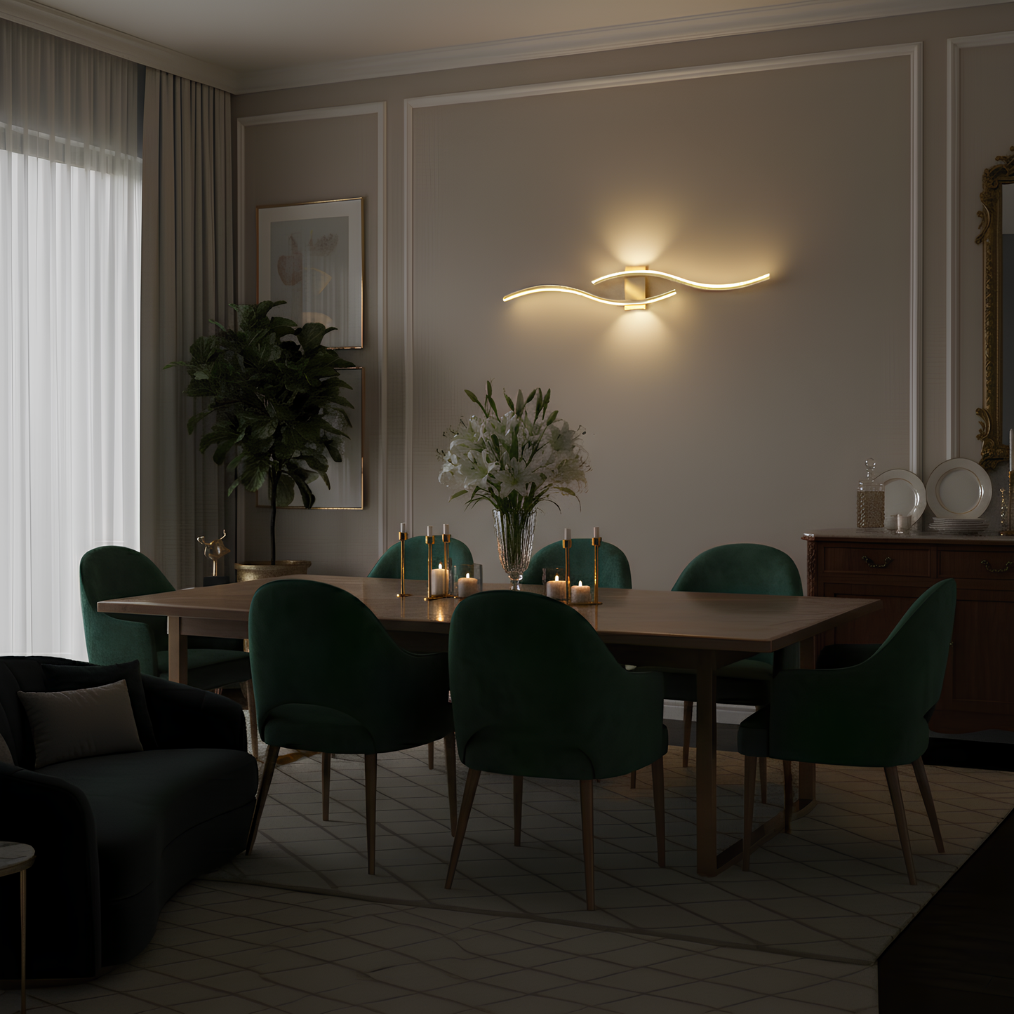 Aurea Curve Wall Light