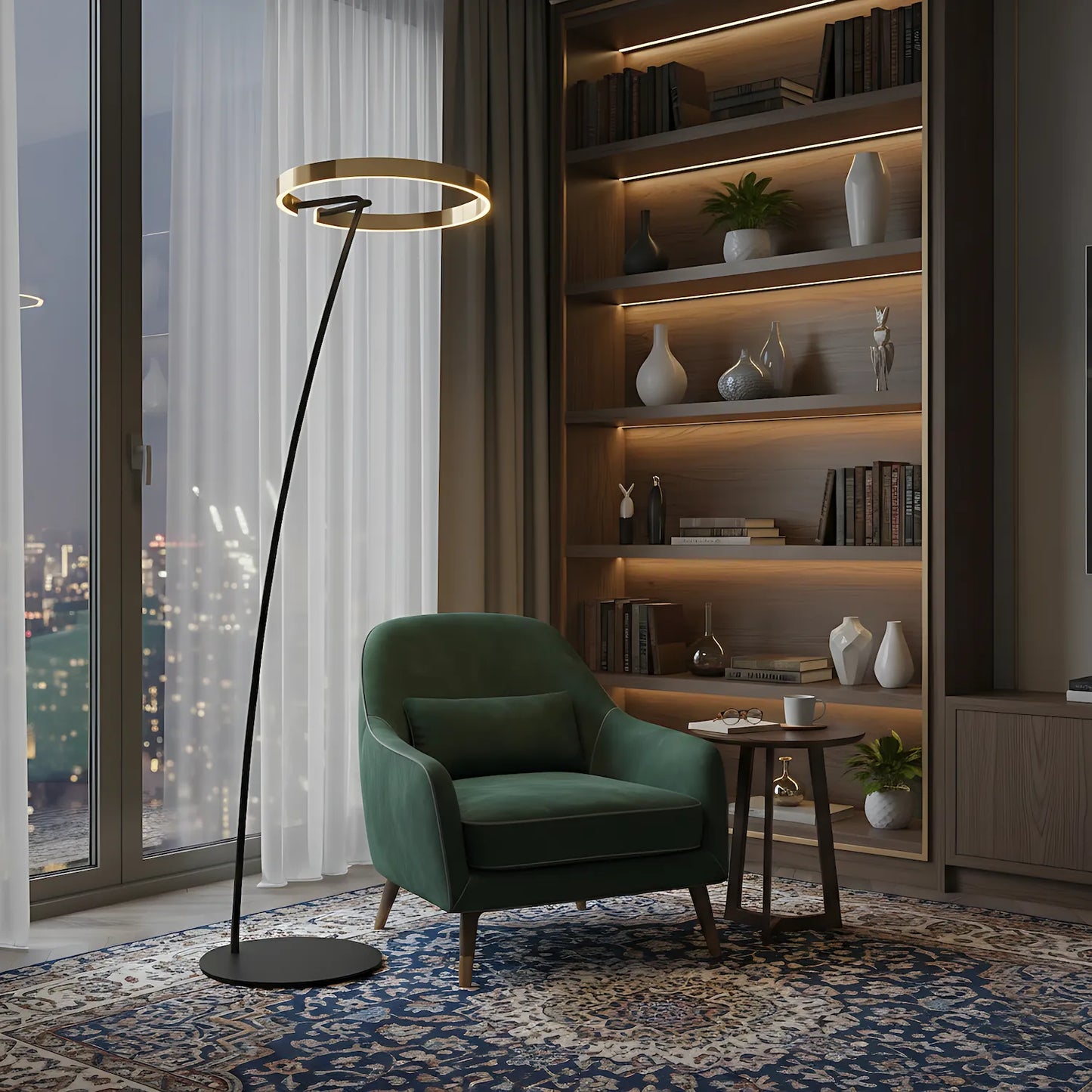 Ravena Circle Floor Lamp