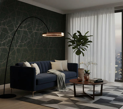 Ravena Circle Floor Lamp